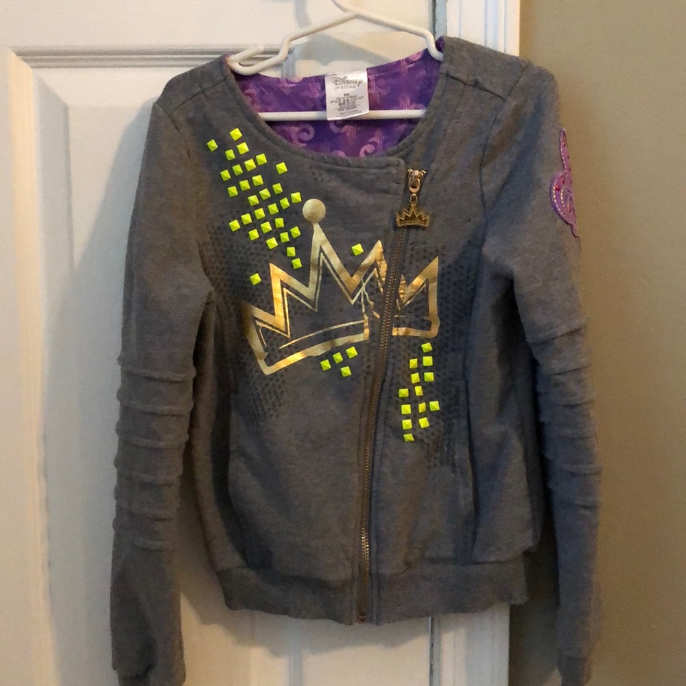Disney Descendants zip up sweatshirt